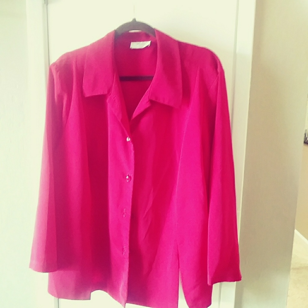 Red blouse